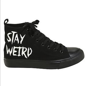 Hot Topic Stay Weird High-Top Kicks